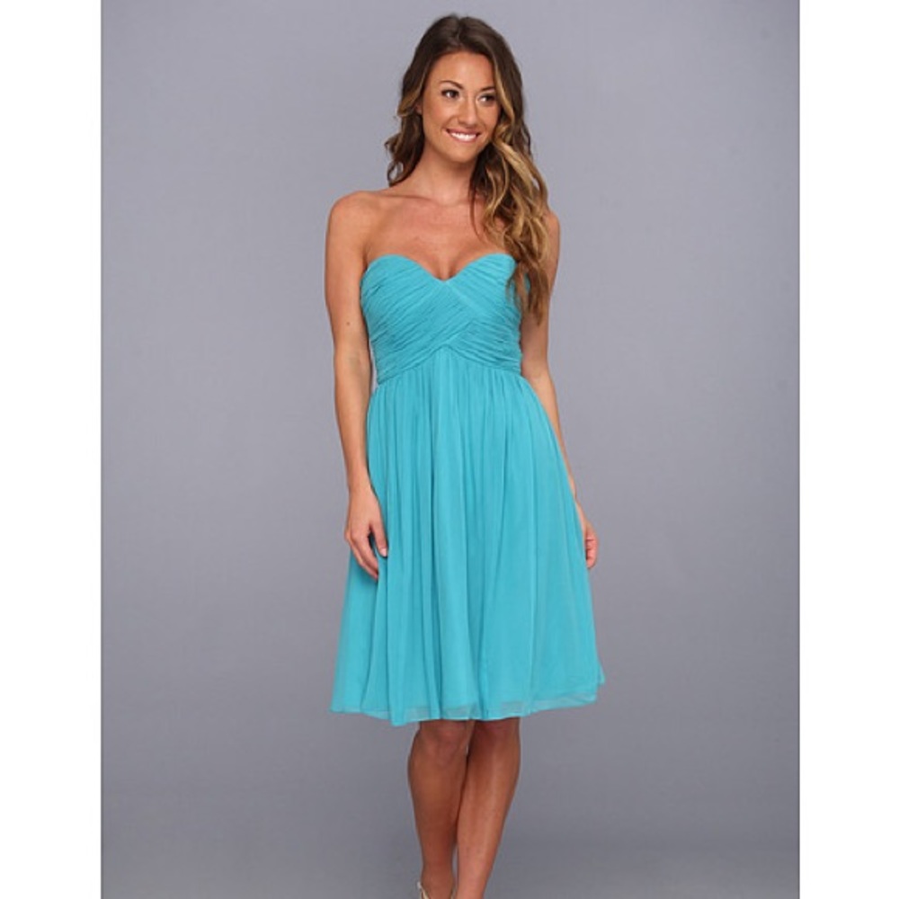 Donna Morgan "Morgan" dress in Blue-Green sz 12